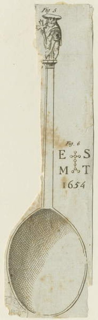 Detail of Fradswell - Apostle Spoon by School English