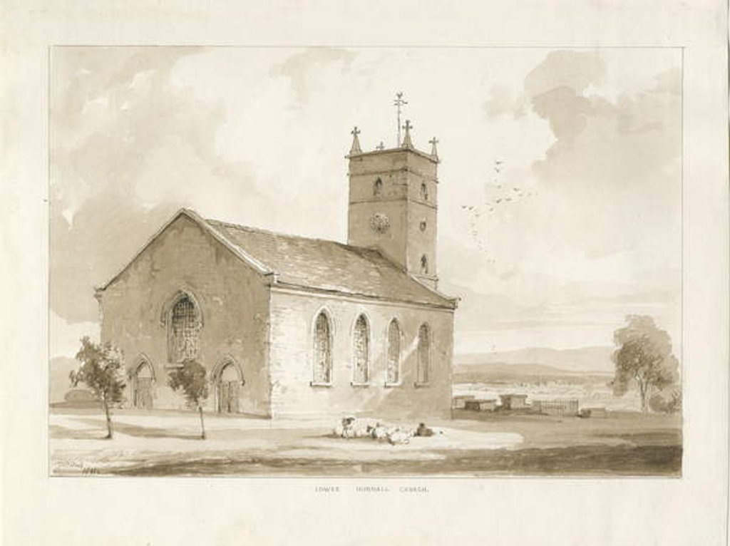 Detail of Lower Gornal Church by Thomas Peploe Wood