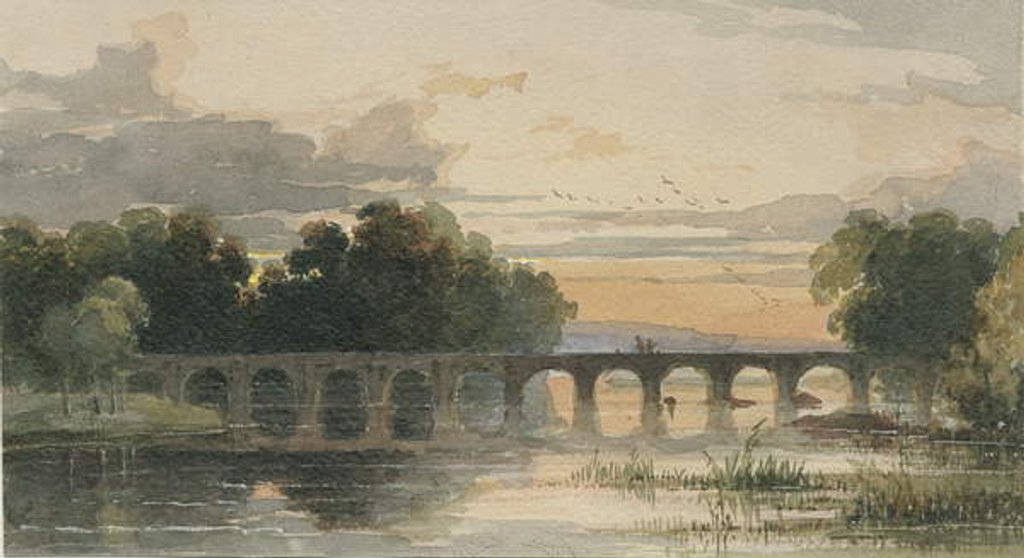 Detail of Shugborough Bridge by Thomas Peploe Wood