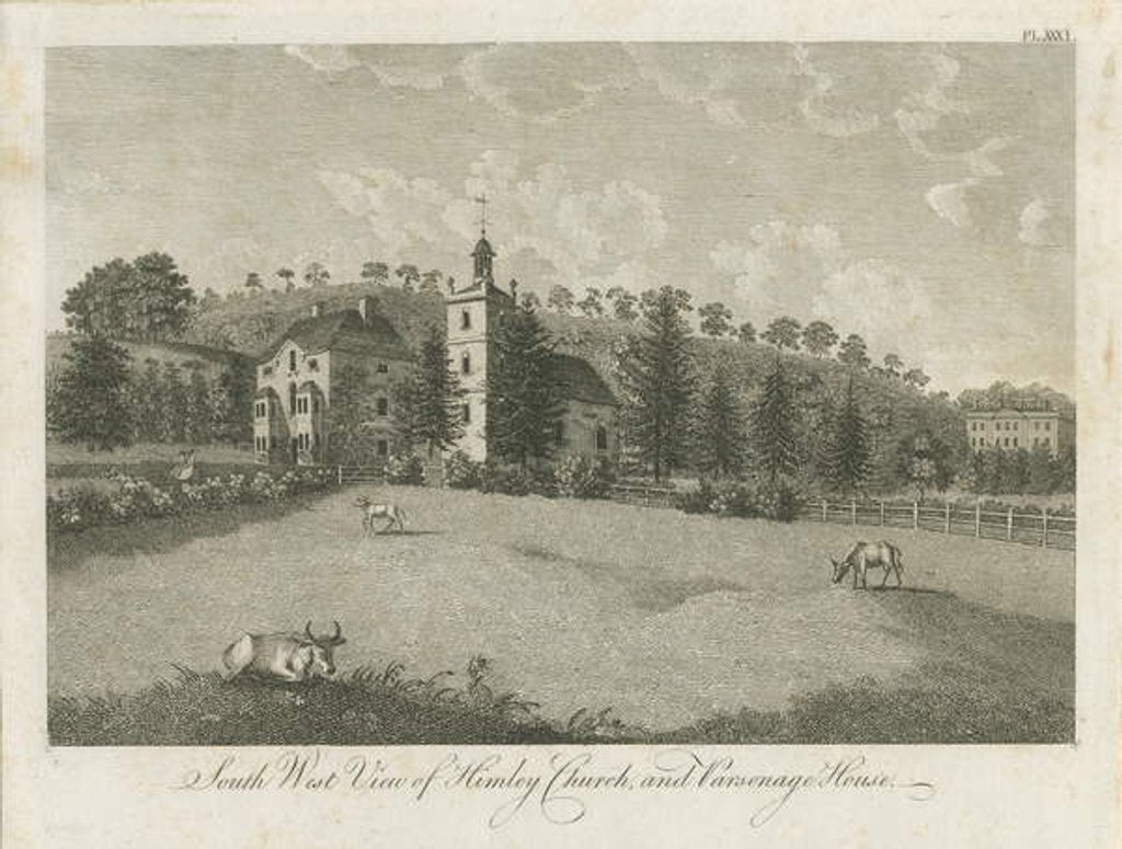 Detail of Himley Church and Parsonage by Stebbing Shaw