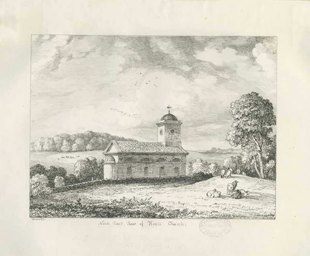 Detail of Hints Church by Thomas Peploe Wood