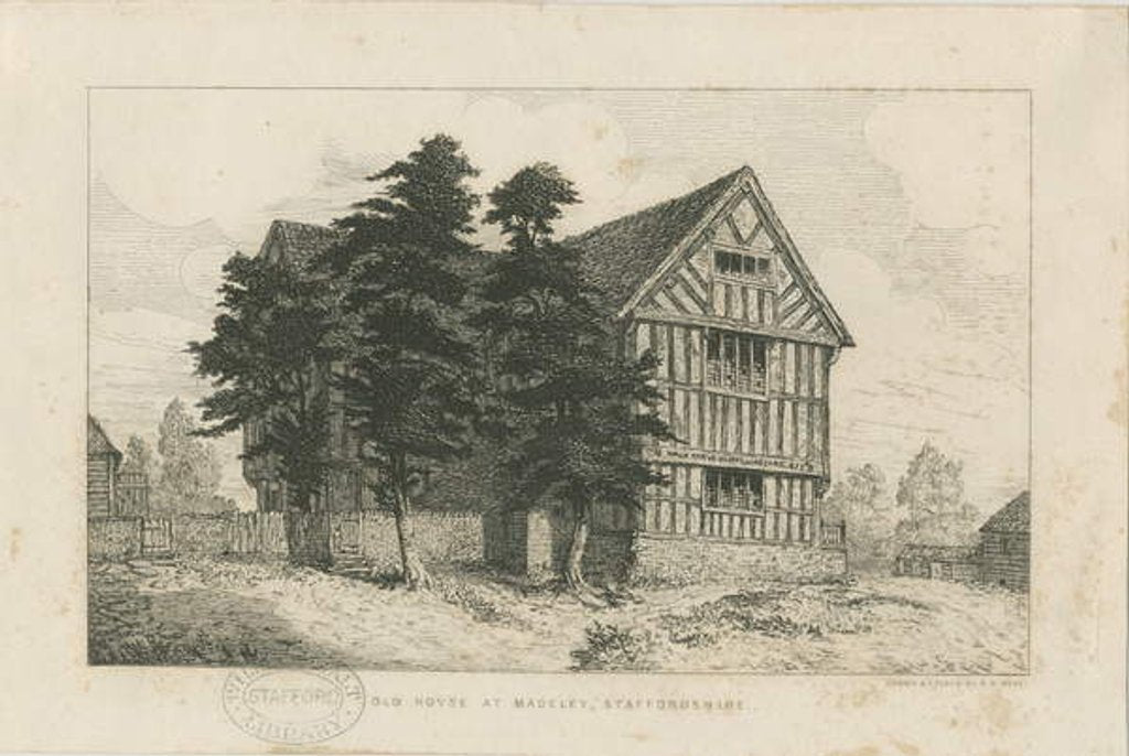 Detail of Madeley - Old House by Robert William Buss