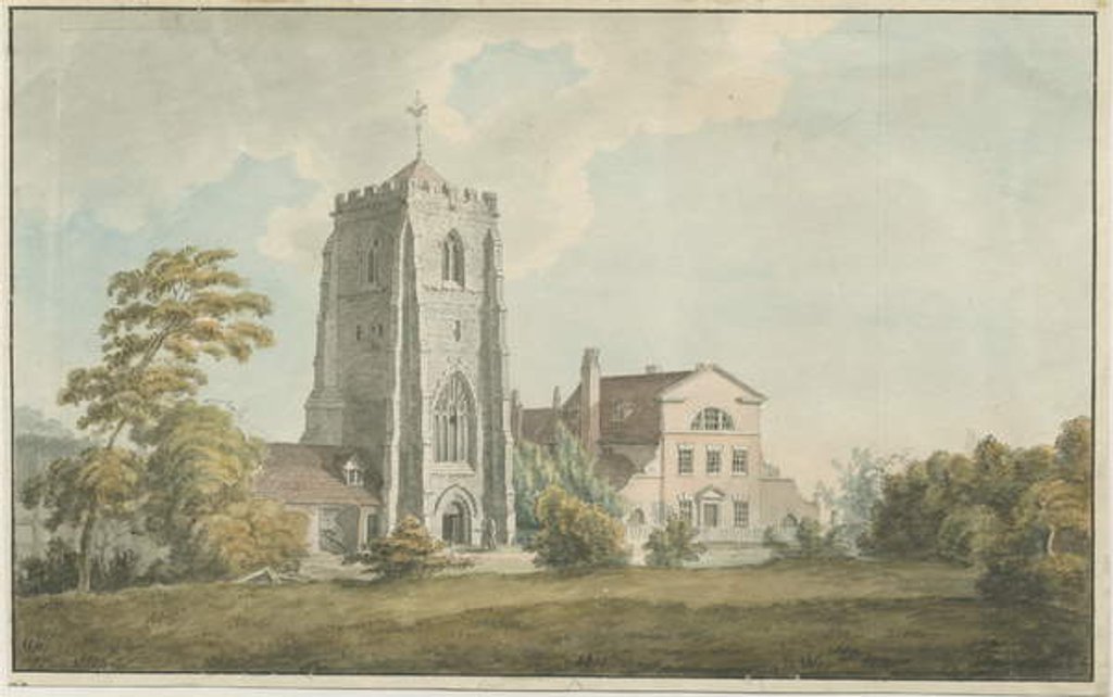 Detail of Ranton Abbey [Priory] by William Carter