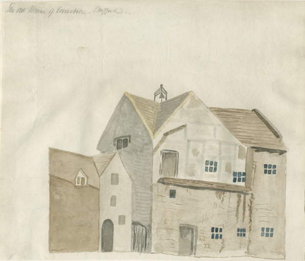 Detail of Stafford - The Old House of Correction: water colour painting by School English