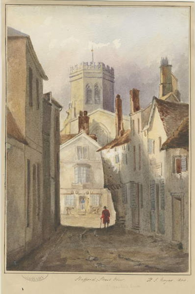 Detail of Stafford - [St. Martin's Lane] by Henry James Noyes