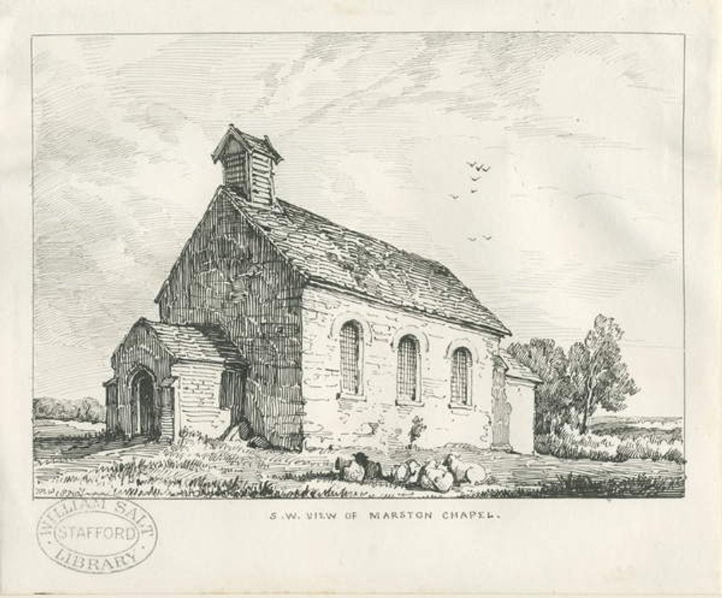 Detail of Stafford - Marston Chapel by Thomas Peploe Wood