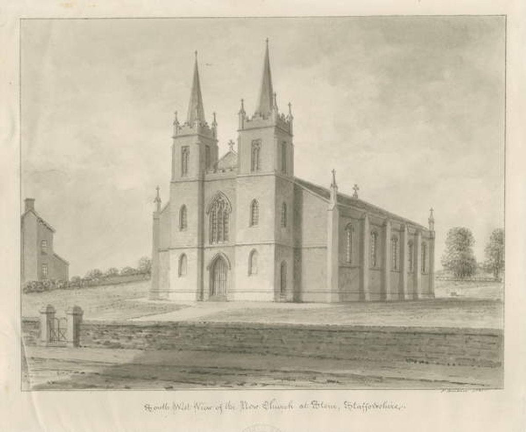 Detail of Stone Church [New] by John Buckler