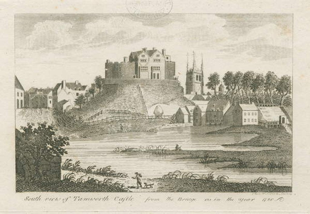 Detail of Tamworth Castle by Stebbing Shaw