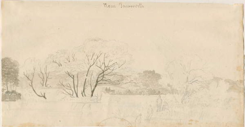 Detail of Tamworth - Distant View by Henry Curzon Allport