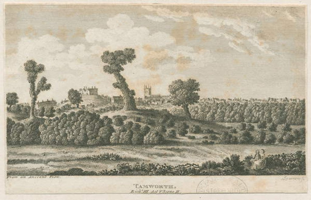 Detail of Tamworth Castle by School English