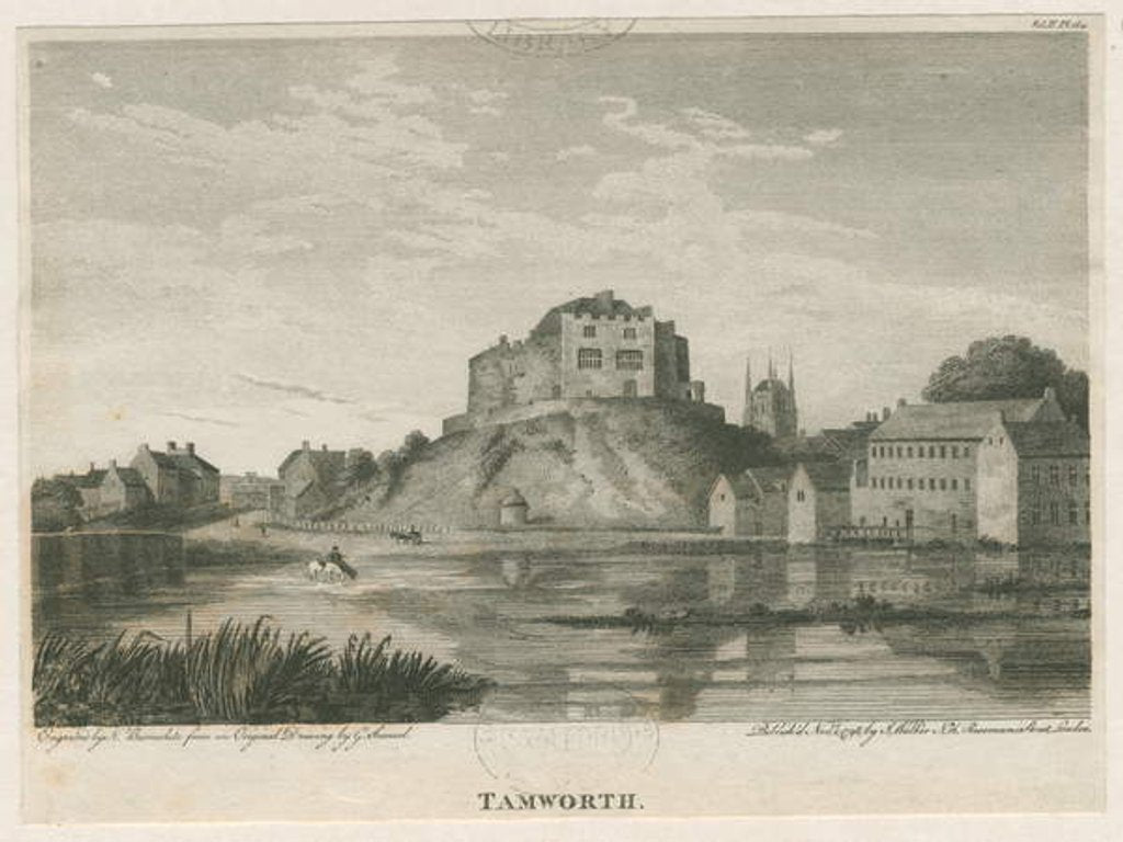 Detail of Tamworth Castle by John Walker