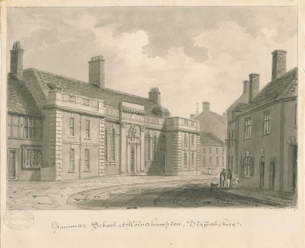 Detail of Wolverhampton - Grammar School by John Buckler