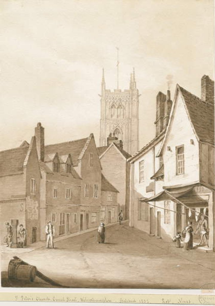 Detail of Wolverhampton - St. Peter's Church by Robert Noyes