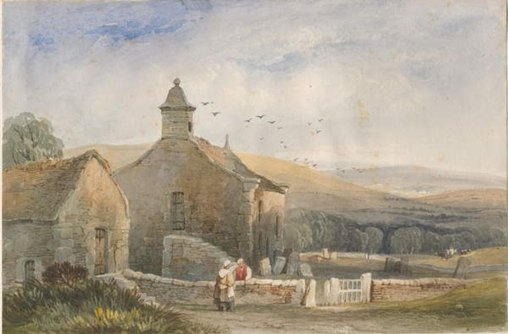 Detail of Elkstone Chapel by Lewis John Wood