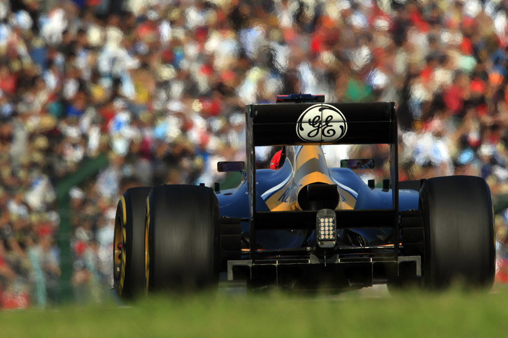 Detail of Clean set of heels, Heikki Kovalainen, Japan by Charles Coates