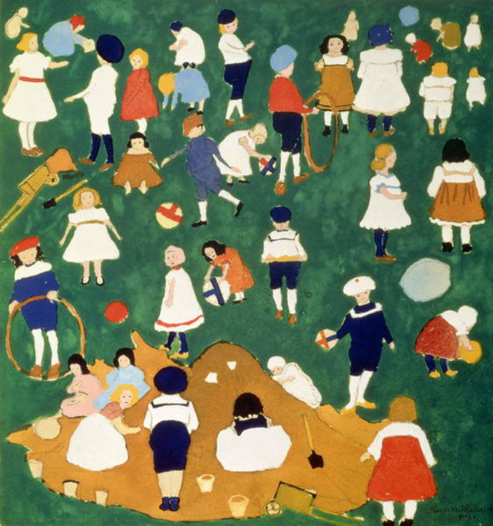 Detail of Children, 1908 by Kazimir Severinovich Malevich