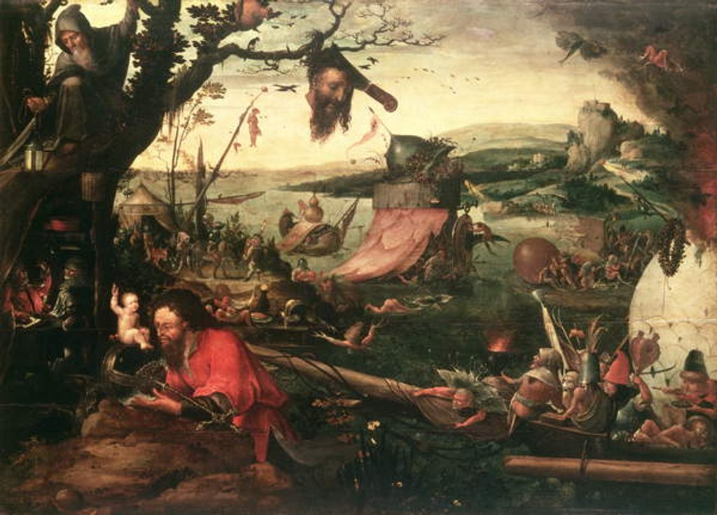 Detail of Landscape with the Parable of St Christopher, early 16th century by Jean Mandyn