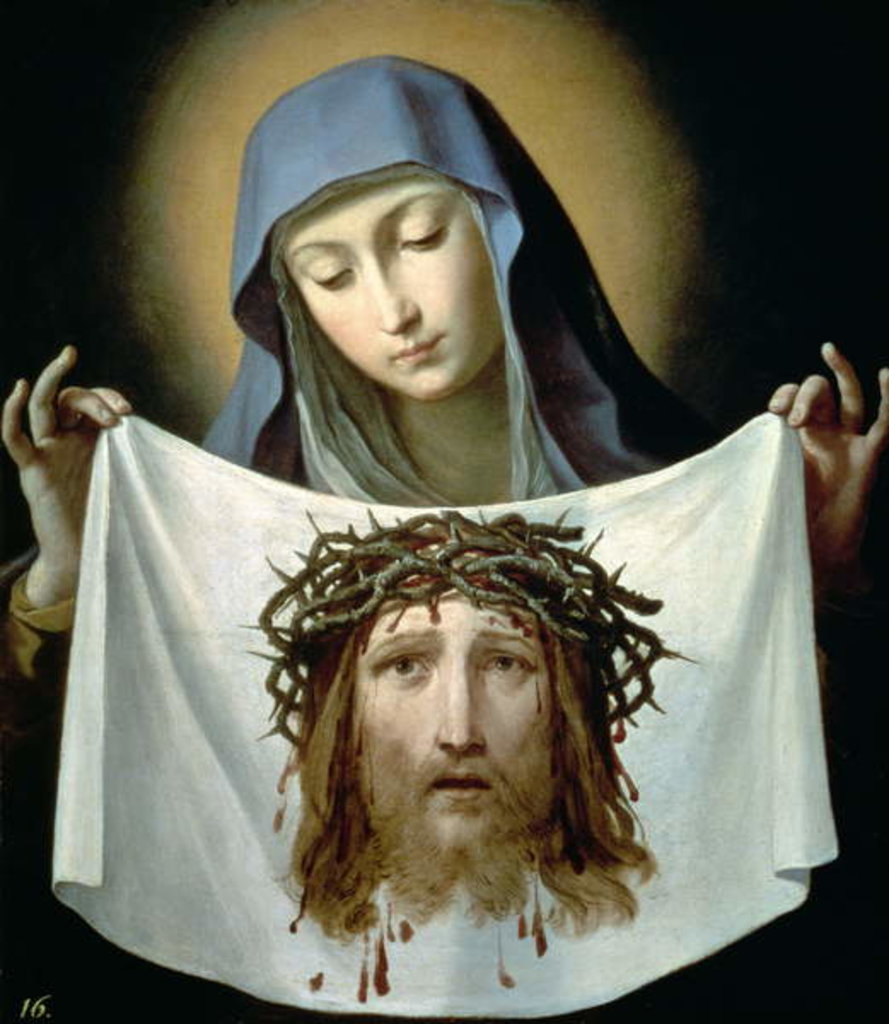 Detail of St. Veronica by Guido Reni