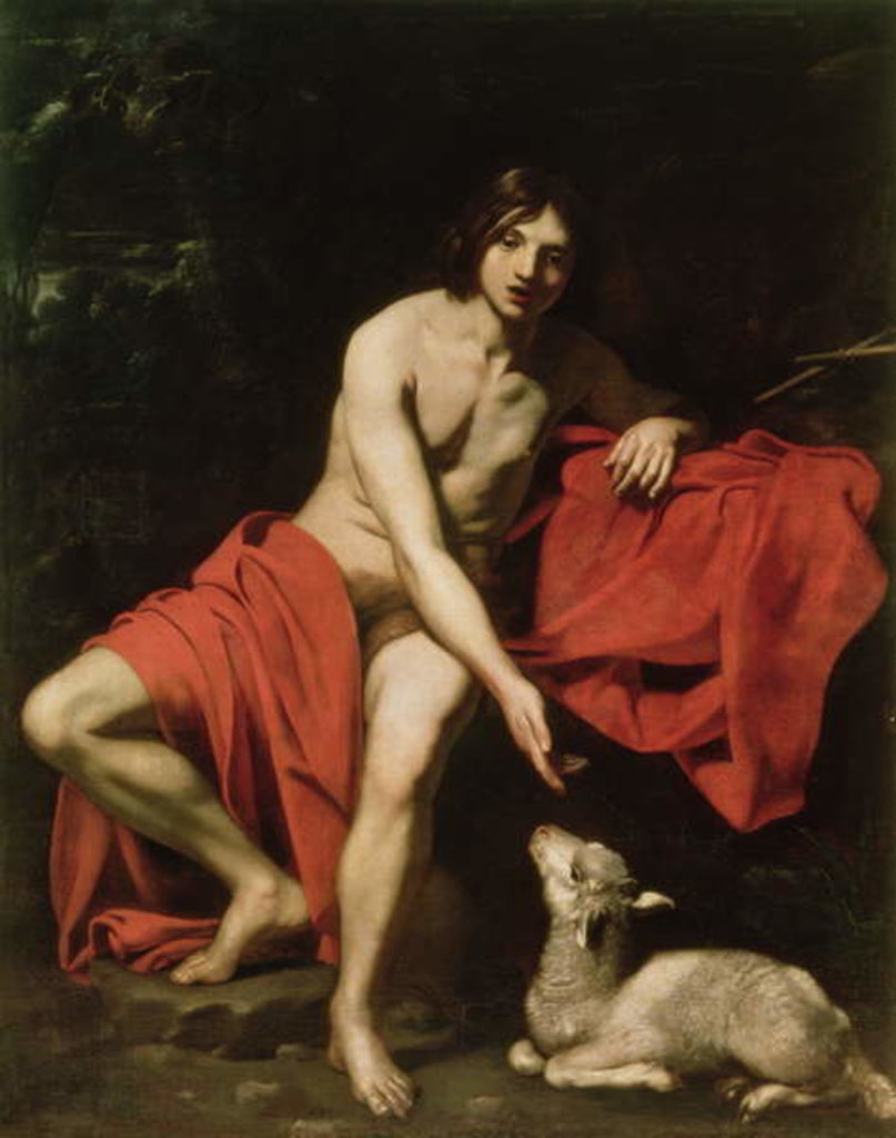 Detail of John the Baptist by Nicholas Renieri
