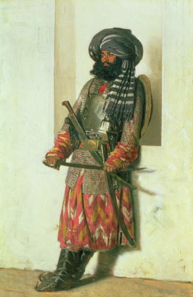 Detail of Afghan, 1870 by Piotr Petrovitch Weretshchagin