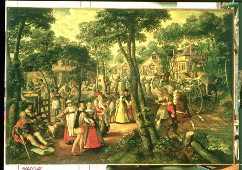 Detail of Country Celebration, 1563 by Joachim Beuckelaer or Bueckelaer