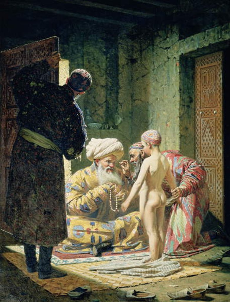 Detail of Sale of a Child Slave, 1871-72 by Vasili Vasilievich Vereshchagin
