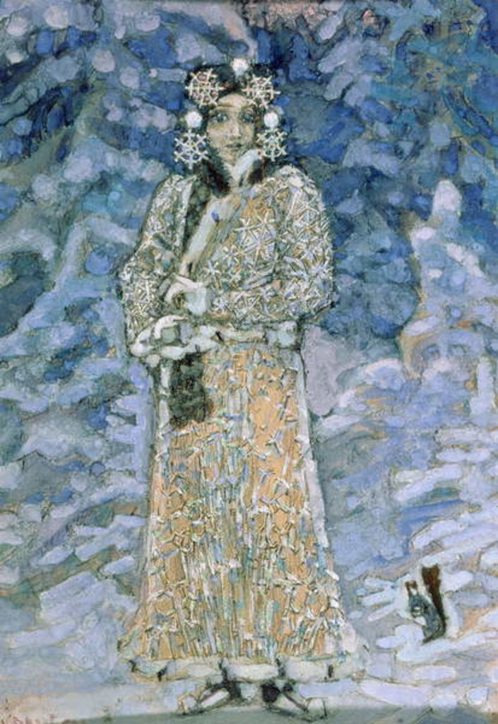 Detail of The Snow Maiden, a sketch for the Opera by Nikolai Rimsky-Korsakov, 1890s by Mikhail Aleksandrovich Vrubel