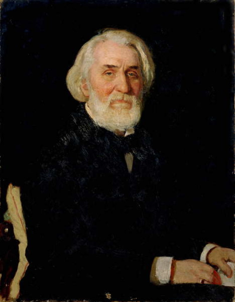 Detail of Portrait of Ivan S. Turgenev, 1879 by Ilya Efimovich Repin