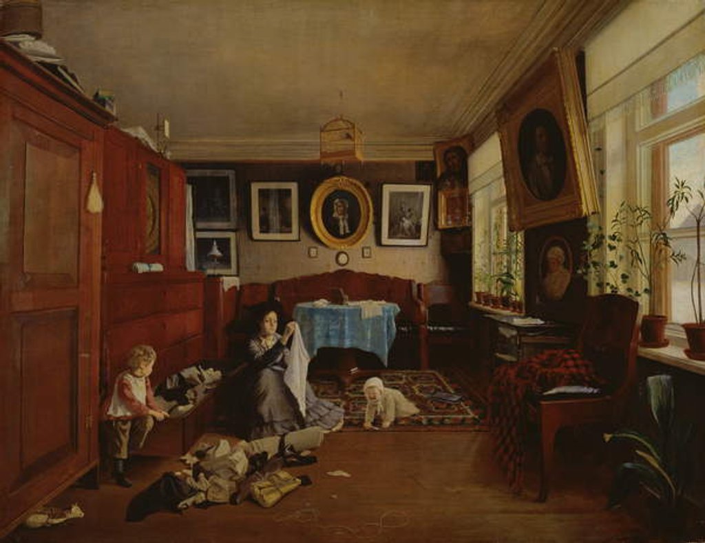 Detail of Interior, 1879 by Aleksei Alekseevich Bobrov