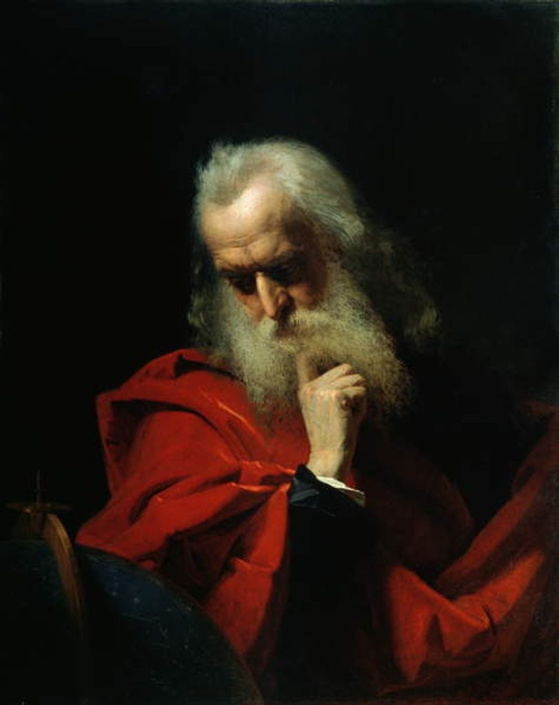 Detail of Galileo Galilei, 1858 by Ivan Petrovich Keler-Viliandi