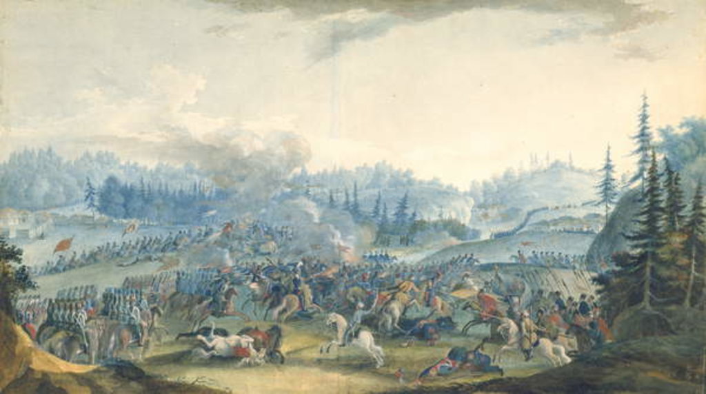 Detail of A scene from the Russian-Turkish War, 1801 by Gavril Sergeyevich Sergeyev