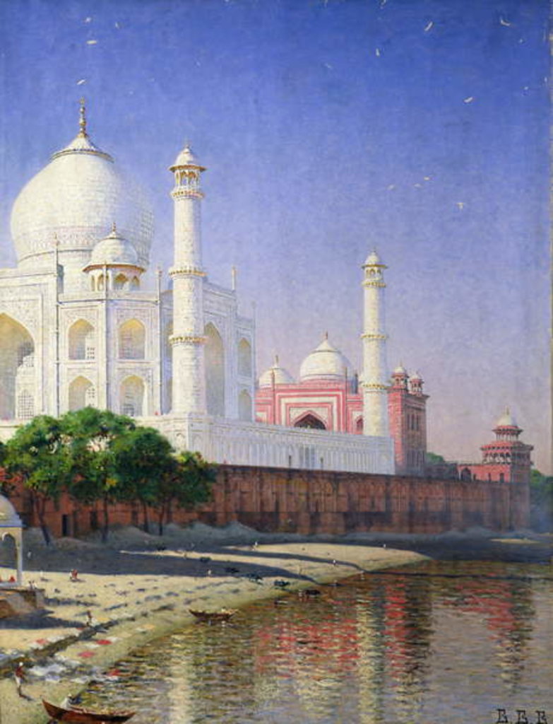 Detail of Taj Mahal by Vasili Vasilievich Vereshchagin
