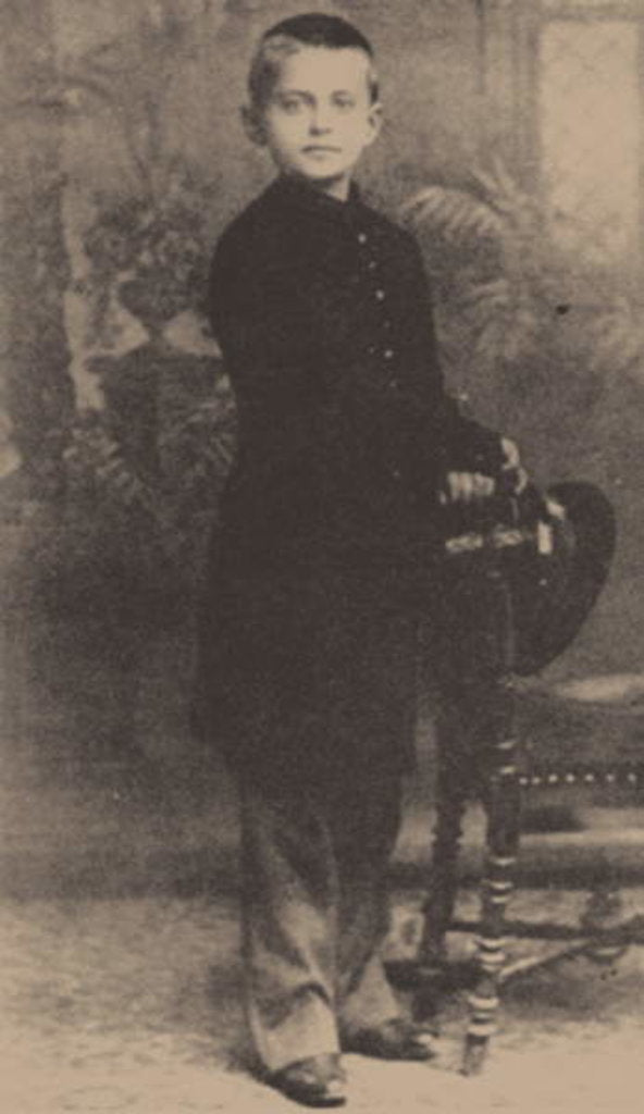 Detail of Leon Trotsky aged 9, 1888 by Russian Photographer