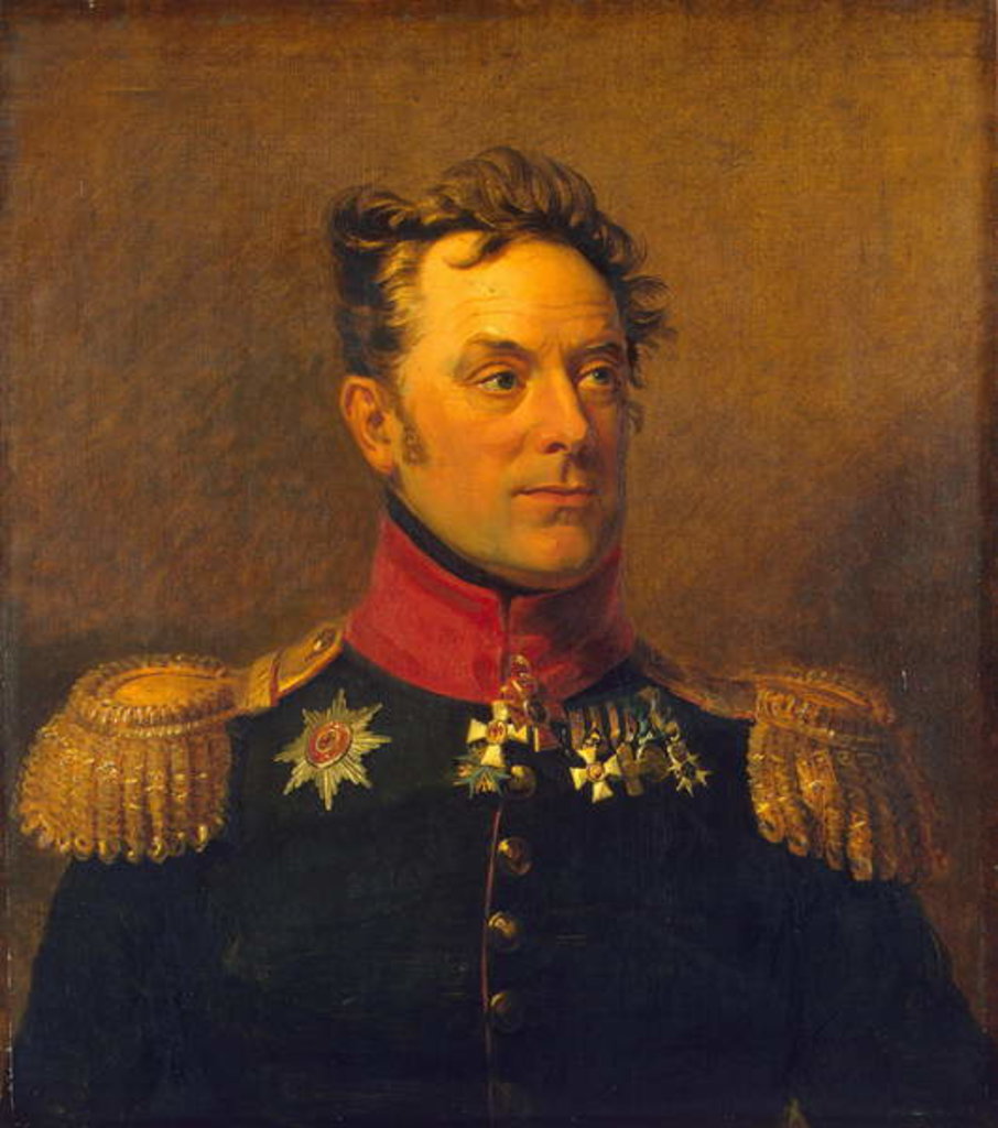 Detail of Portrait of Yermolai Fyodorovich Kern, c.1825 by George Dawe