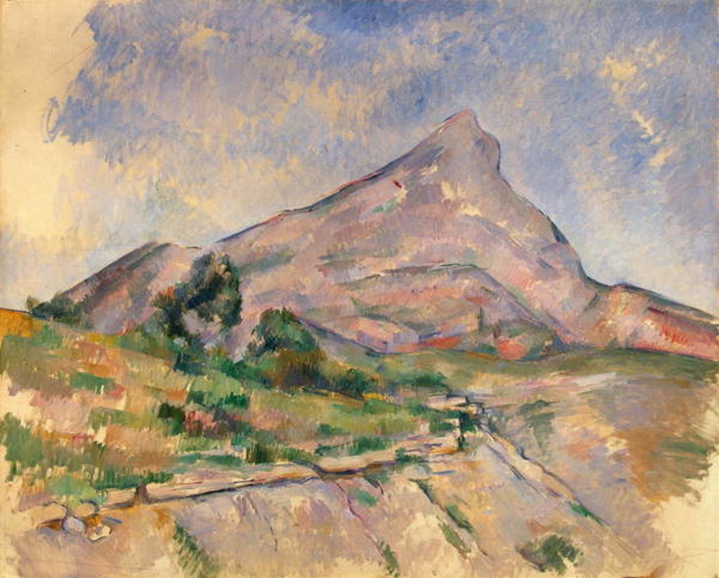 Detail of Mont Sainte-Victoire, 1897-98 by Paul Cezanne