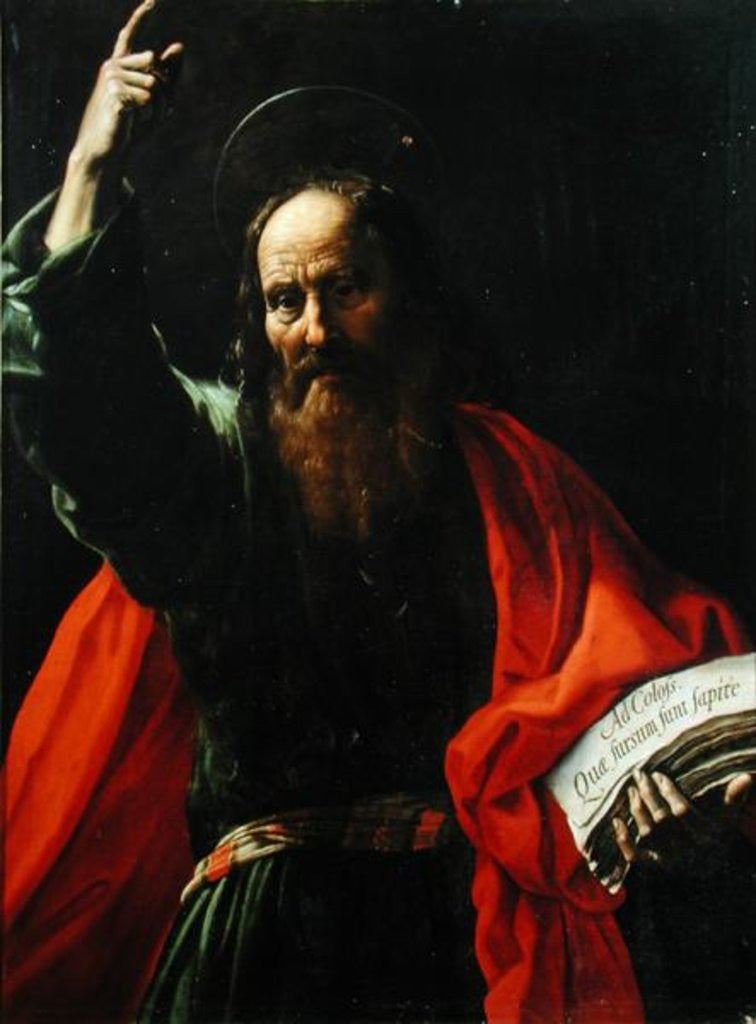 Detail of St. Paul by Rutilio Manetti