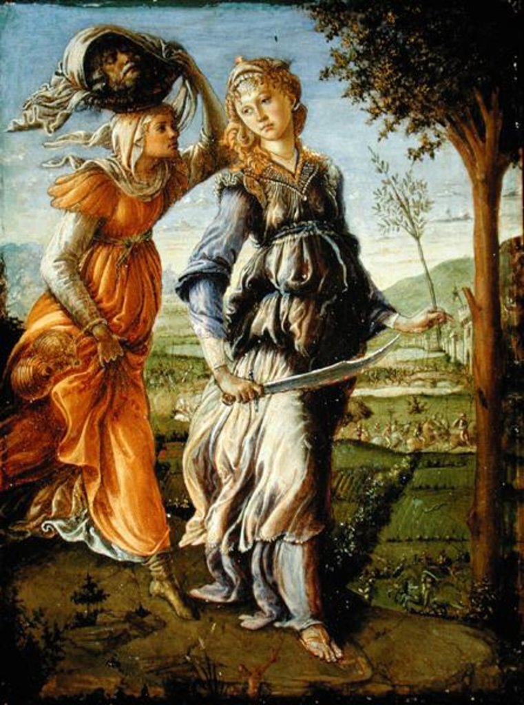 Detail of The Return of Judith, 1467 by Sandro Botticelli