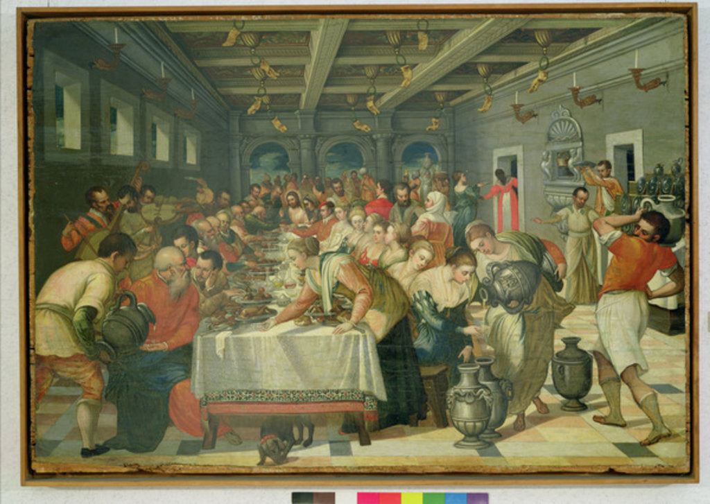 Detail of The Marriage at Cana by Italian School