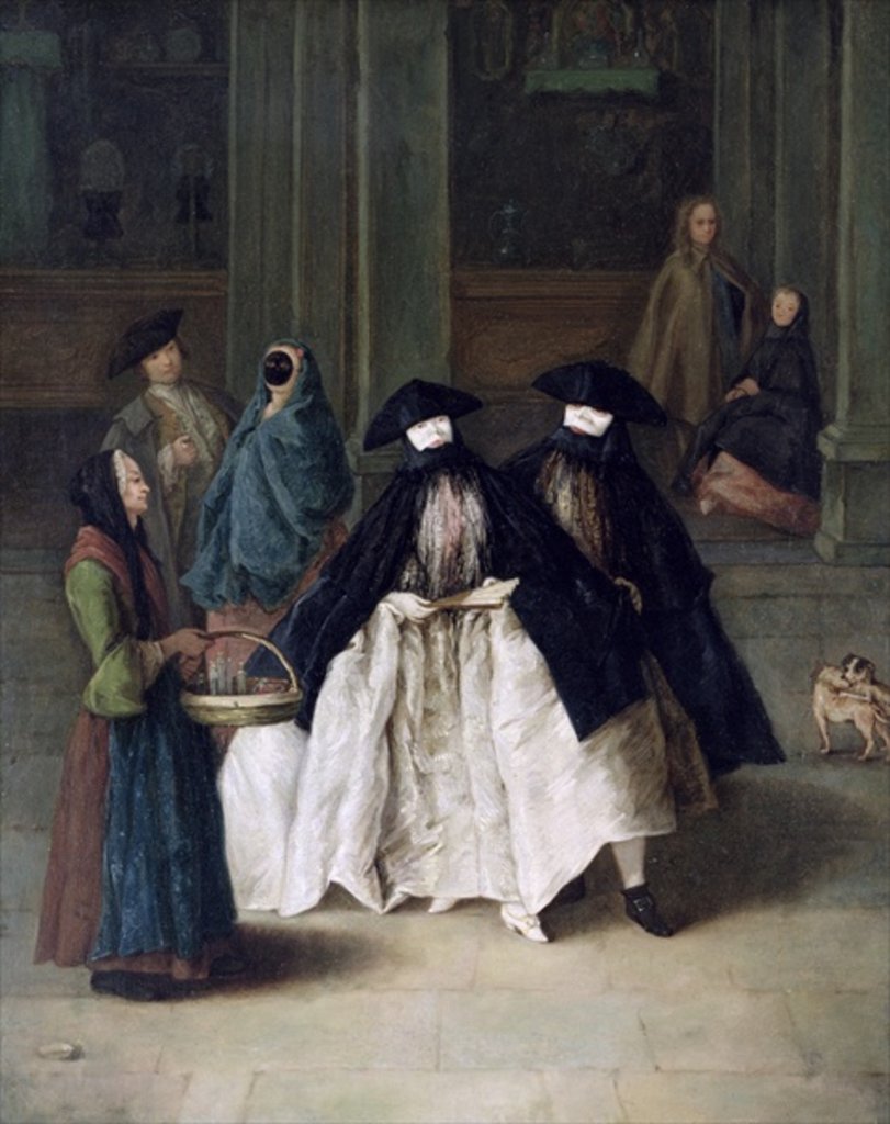 Detail of The Perfume Seller by Pietro Longhi
