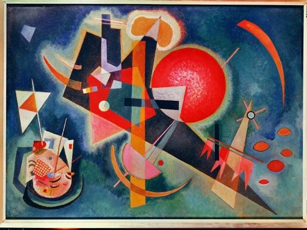 Detail of In Blue, 1925 by Wassily Kandinsky