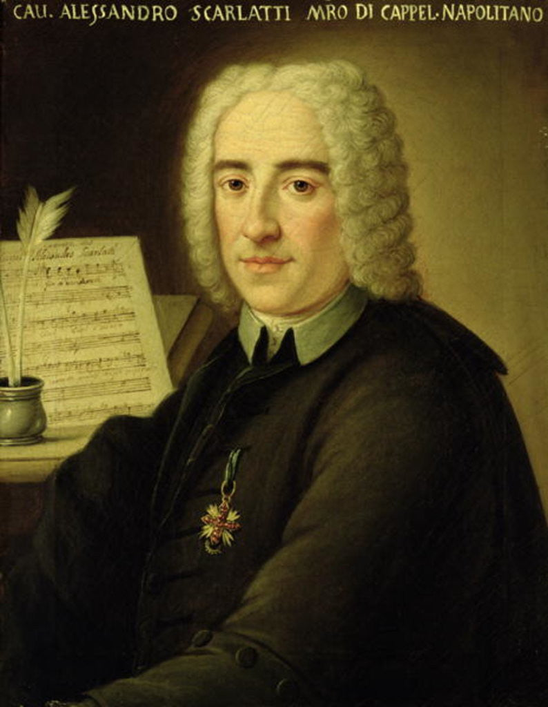 Detail of Alessandro Scarlatti by Italian School