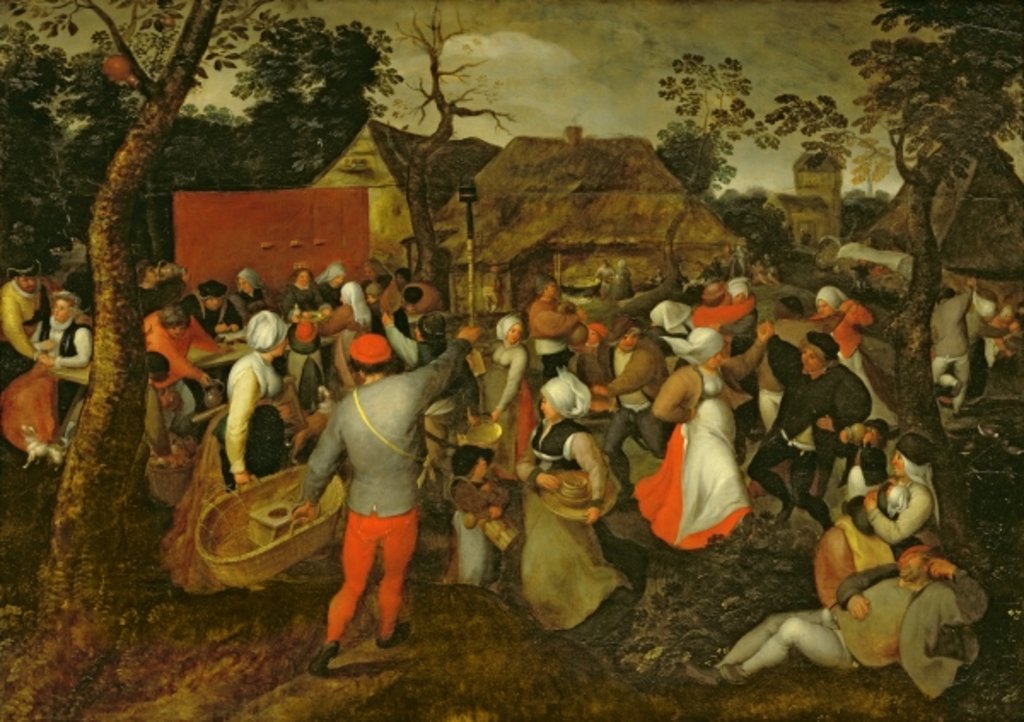 Detail of Peasant Fair by Pieter the Elder Bruegel