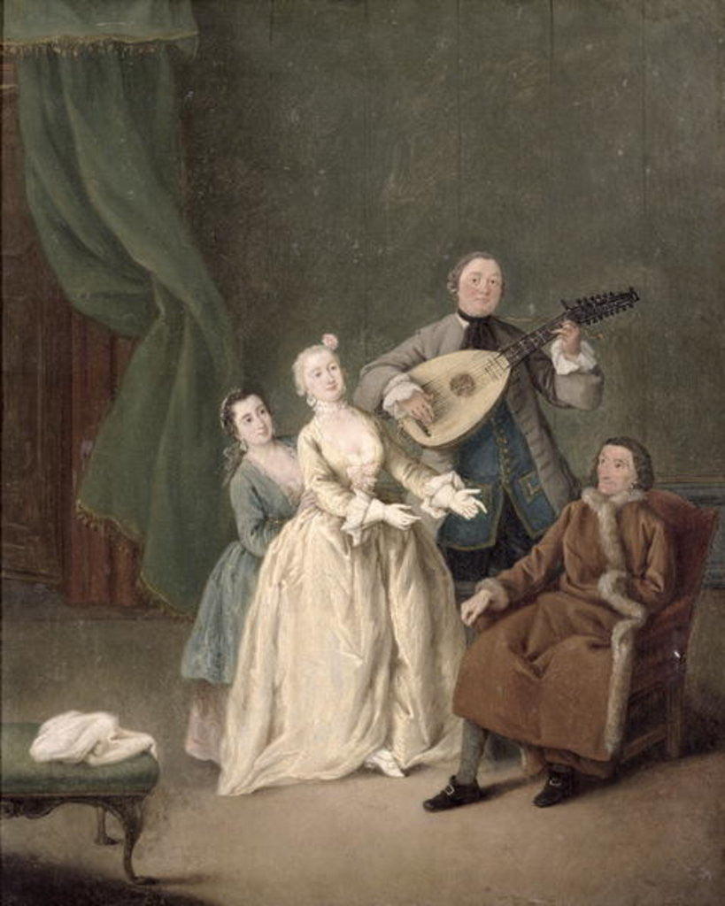 Detail of The Family Concert by Pietro Longhi