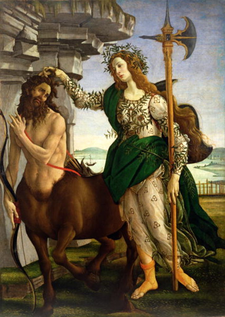 Detail of Pallas and the Centaur, c.1480-85 by Sandro Botticelli