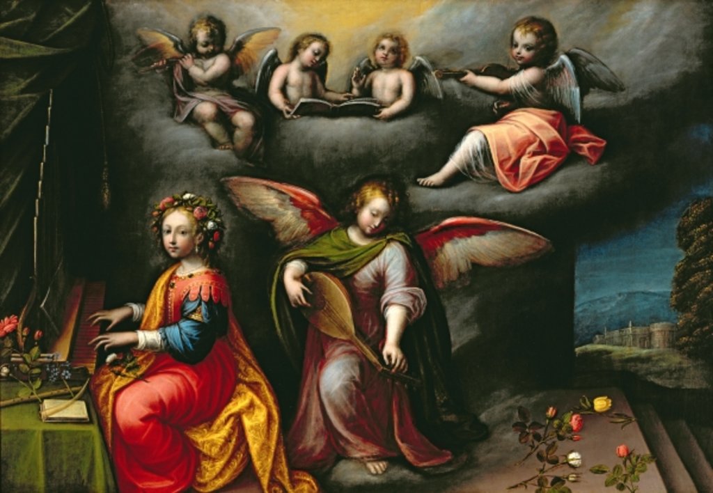 St. Cecilia by Guglielmo Caccia