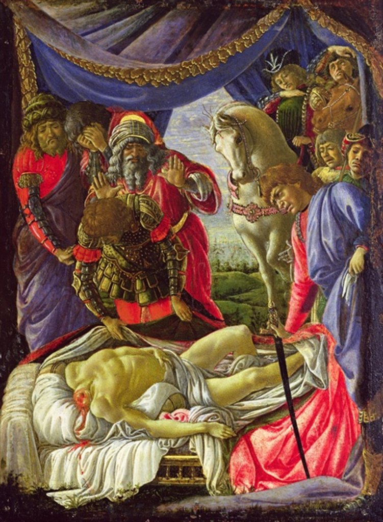 Detail of The Discovery of the Body of Holofernes by Sandro Botticelli