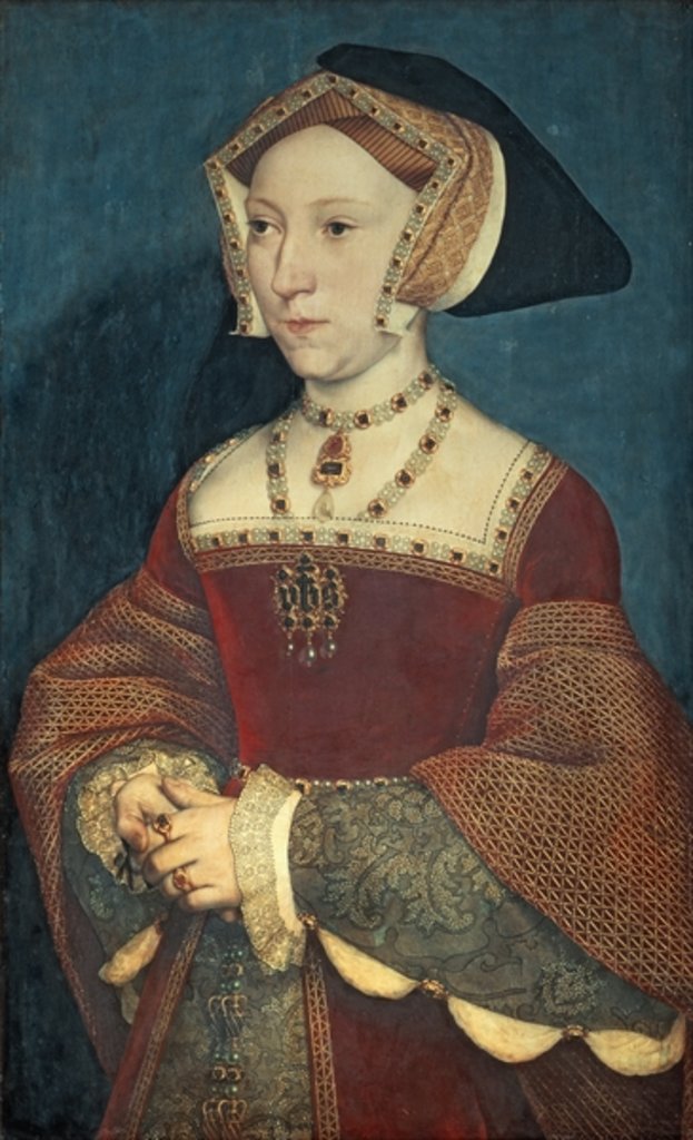 Detail of Jane Seymour, 1536 by Hans Holbein the Younger