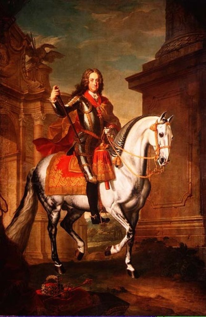 Detail of Kaiser Charles VI by Johann-Gottfried Auerbach