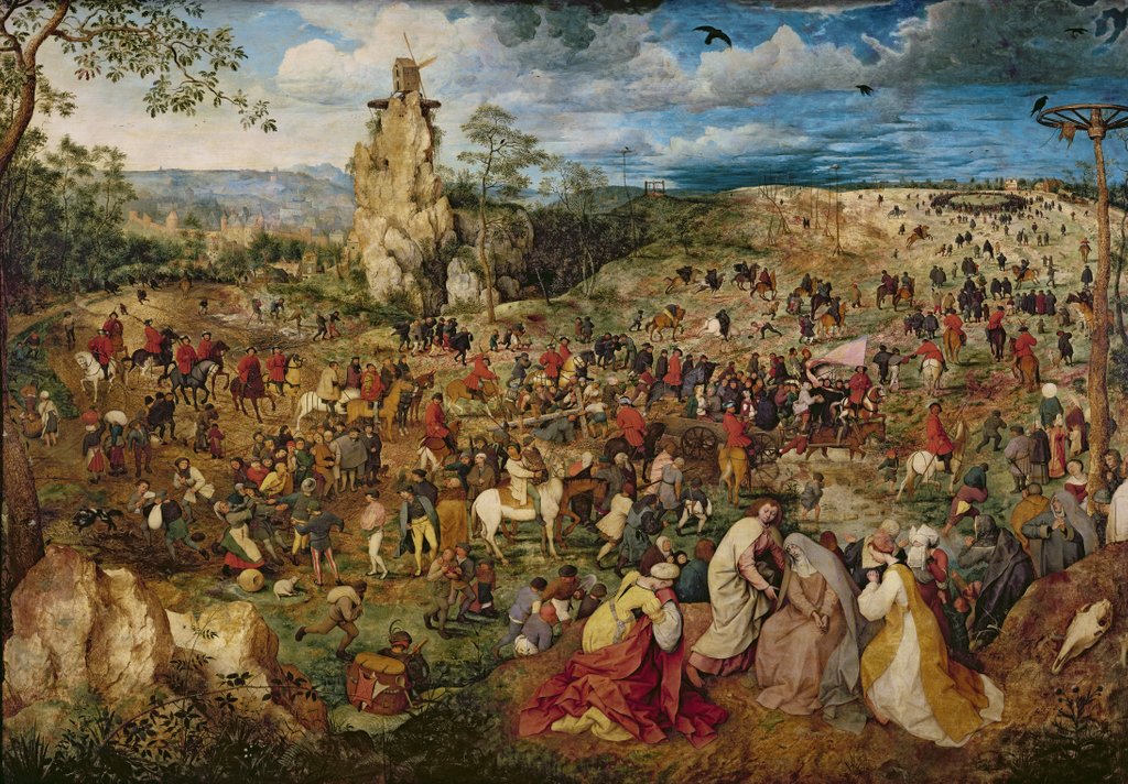 Detail of Christ carrying the Cross, 1564 by Pieter the Elder Bruegel