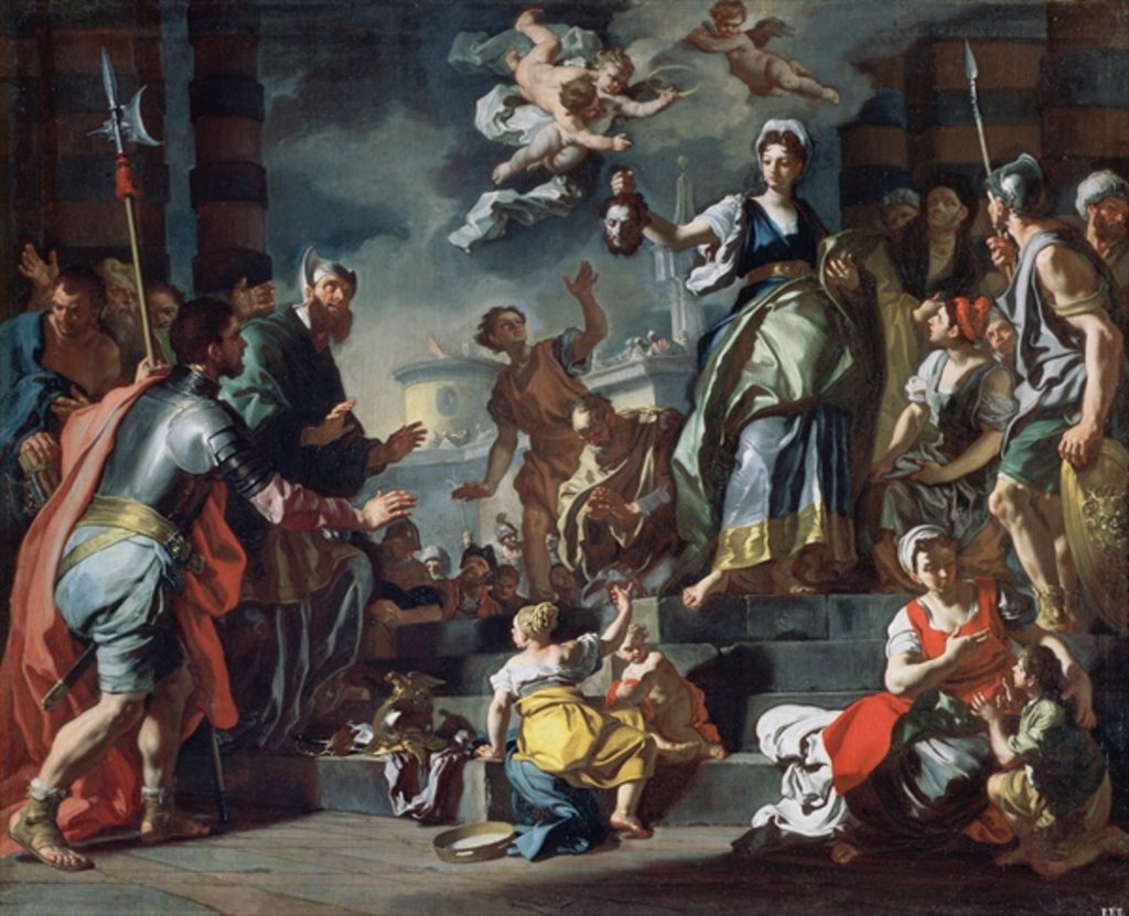 Detail of Judith with the head of Holofernes, 1730 by Francesco Solimena